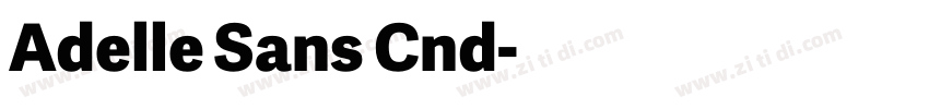 Adelle Sans Cnd字体转换 Adelle Sans Cnd字体转换